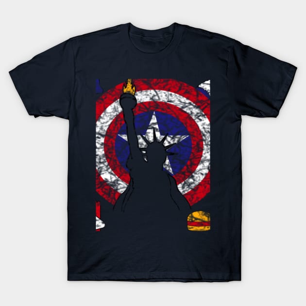 American Symbols T-Shirt by DavinciSMURF